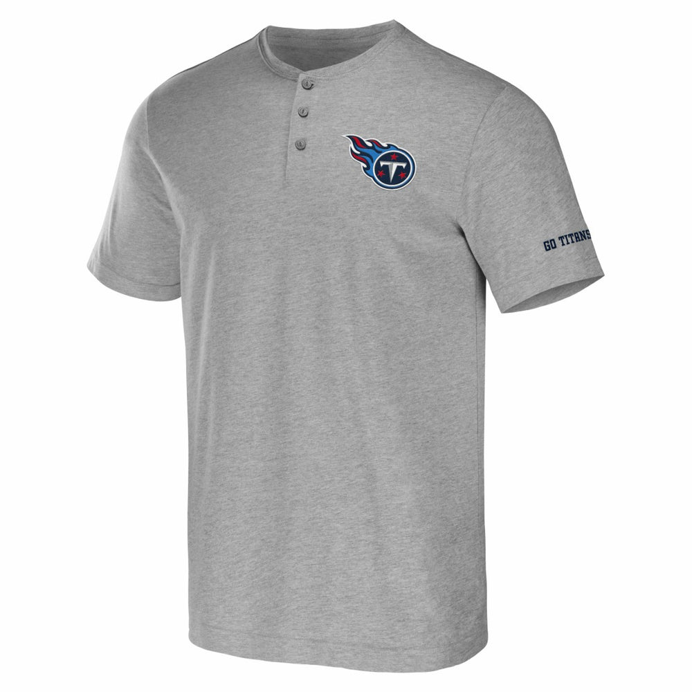 Tennessee Titans NFL x Darius Rucker Collection Henley T-Shirt - Heather Gray - Fanatics