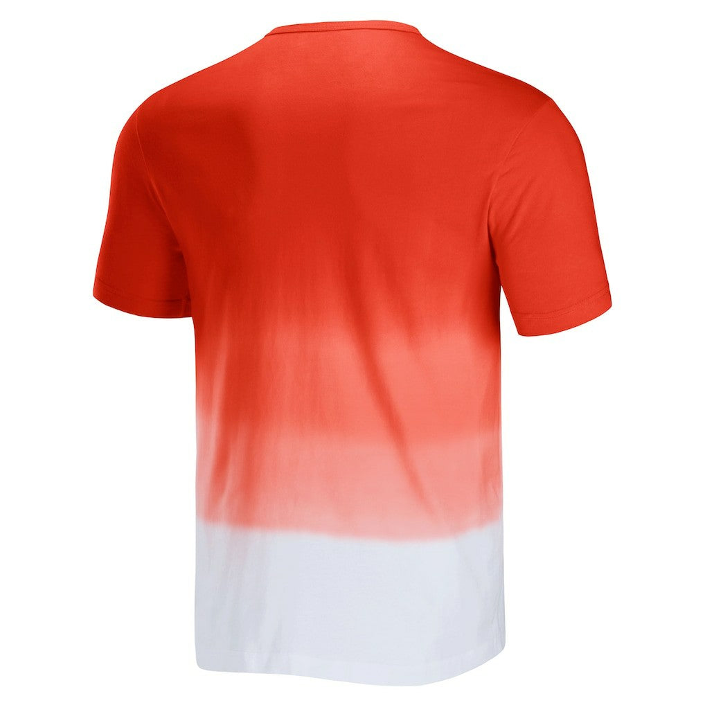 Cleveland Browns NFL x Darius Rucker Collection Dip Dye Pocket T-Shirt - Orange/White - Fanatics