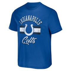 Indianapolis Colts NFL x Darius Rucker Collection Stripe T-Shirt - Royal - Fanatics