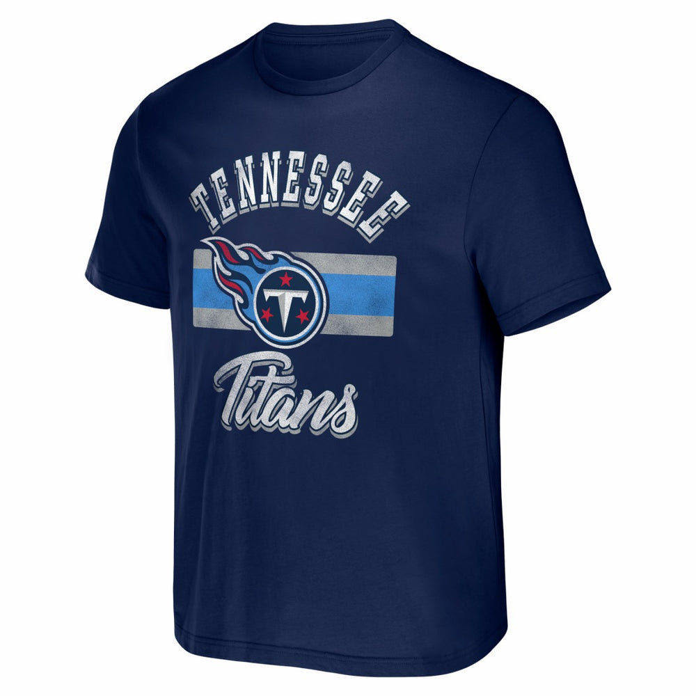 Tennessee Titans NFL x Darius Rucker Collection Stripe T-Shirt - Navy - Fanatics