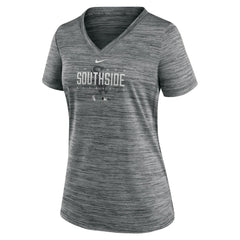 Chicago White Sox Nike Women's City Connect Velocity Practice Performance V-Neck T-Shirt Online