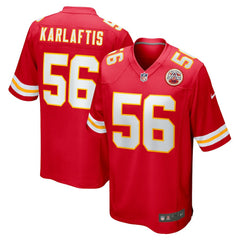 George Karlaftis Kansas City Chiefs Player Game Jersey - Red - Nike