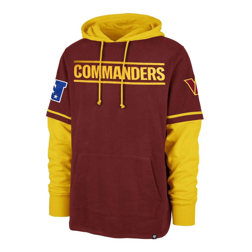 Washington Commanders '47 Shortstop Pullover Hoodie - Burgundy - 47 brand