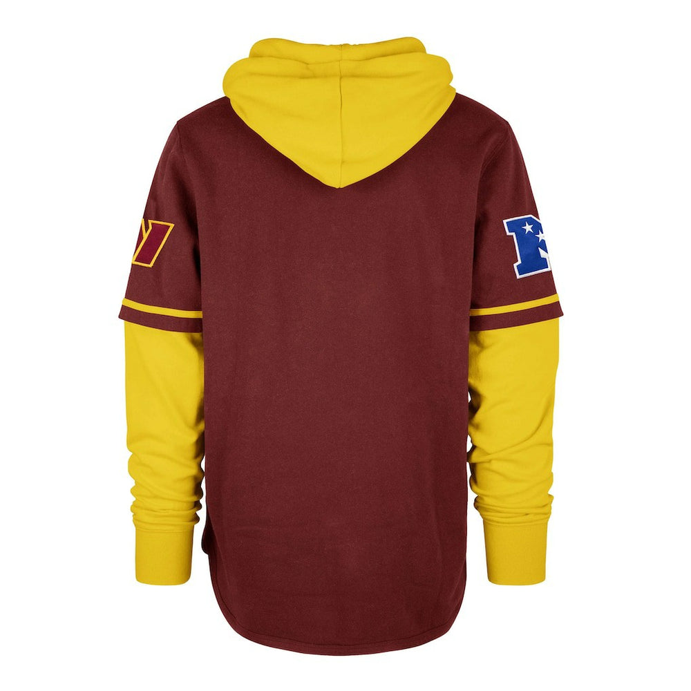 Washington Commanders '47 Shortstop Pullover Hoodie - Burgundy - 47 brand