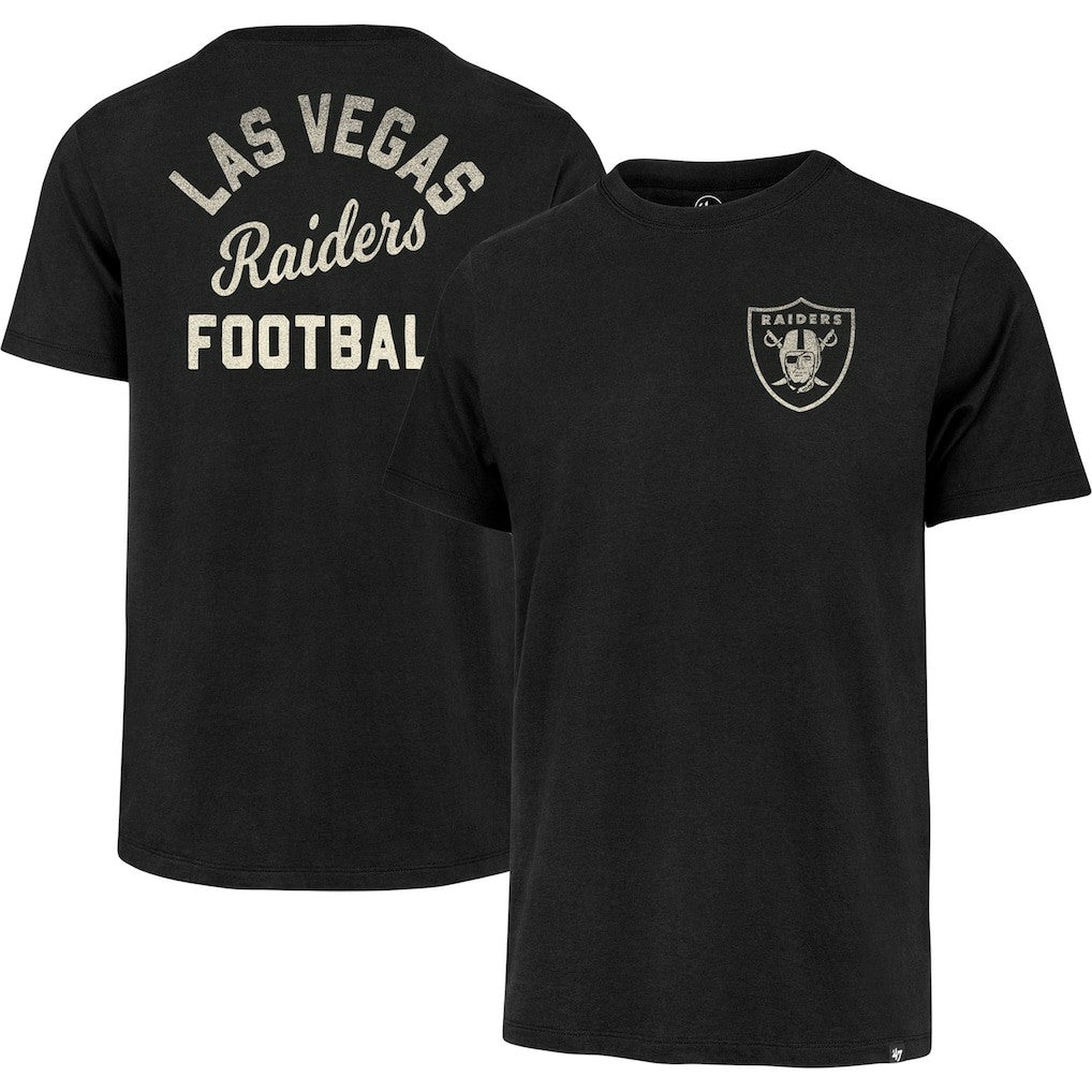 Las Vegas Raiders '47 Turn Back Franklin T-Shirt - Black - 47 brand