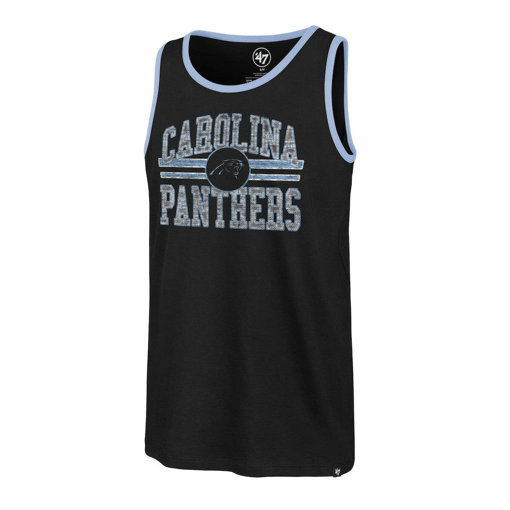 Carolina Panthers '47 Winger Franklin Tank Top - Black - 47 brand
