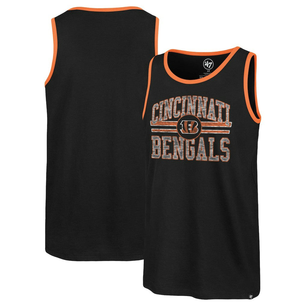 Cincinnati Bengals '47 Winger Franklin Tank Top - Black - 47 brand