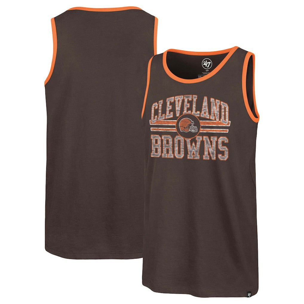 Cleveland Browns '47 Winger Franklin Tank Top - Brown - 47 brand