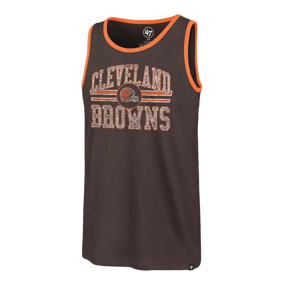 Cleveland Browns '47 Winger Franklin Tank Top - Brown - 47 brand