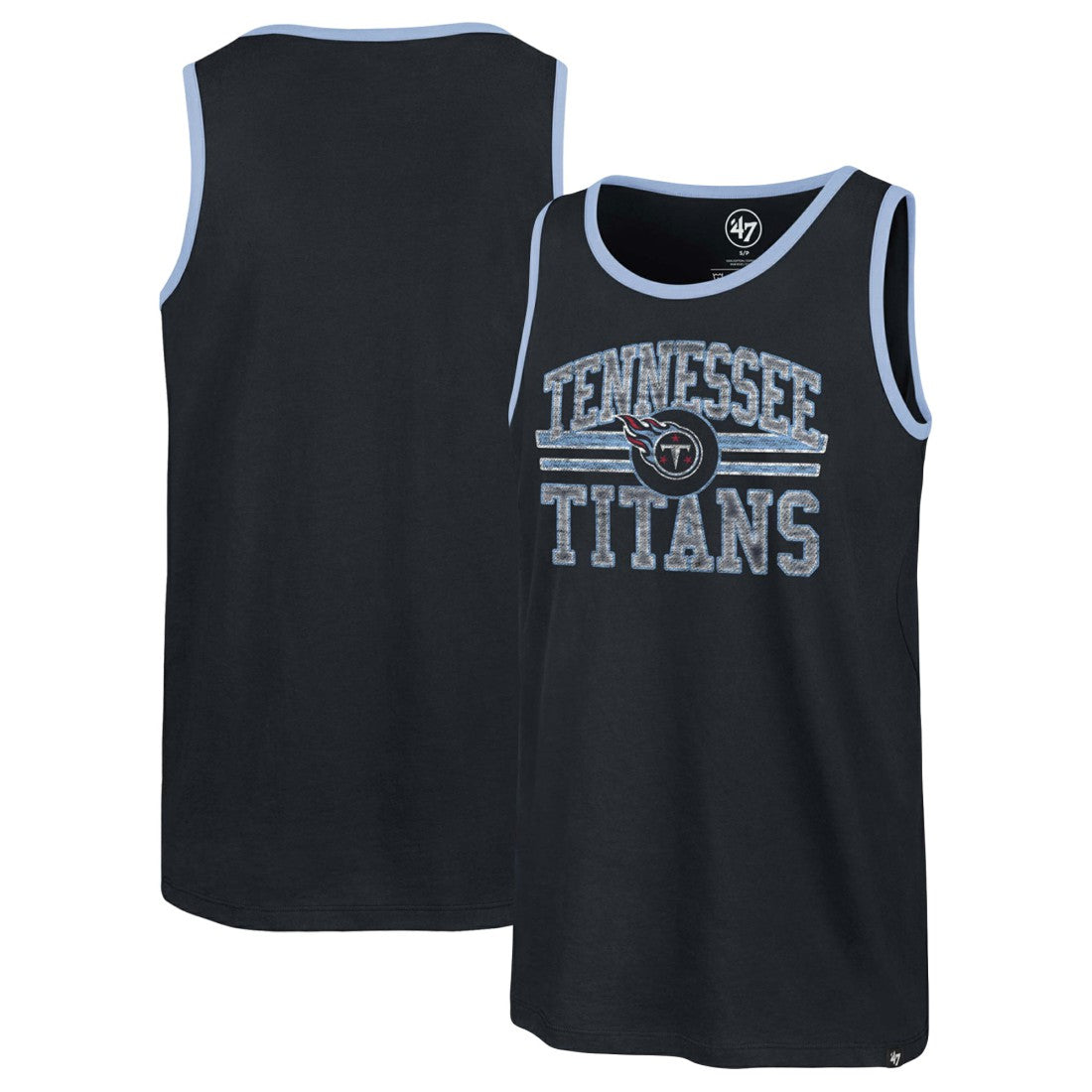 Tennessee Titans '47 Winger Franklin Tank Top - Navy - 47 brand