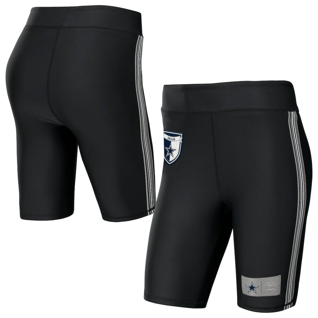 Dallas Cowboys WEAR by Erin Andrews Women's Biker Shorts - Black - NFL
