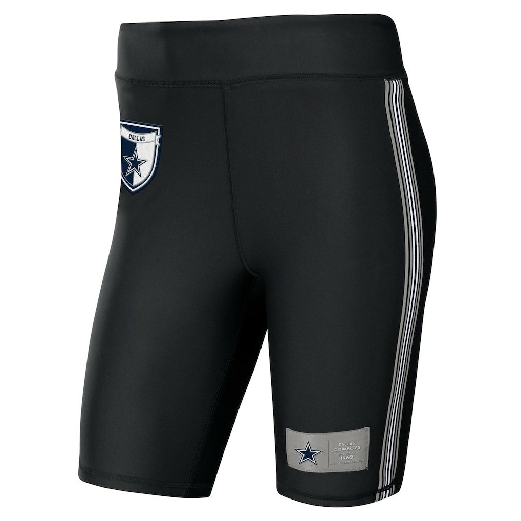 Dallas Cowboys WEAR by Erin Andrews Women's Biker Shorts - Black - NFL