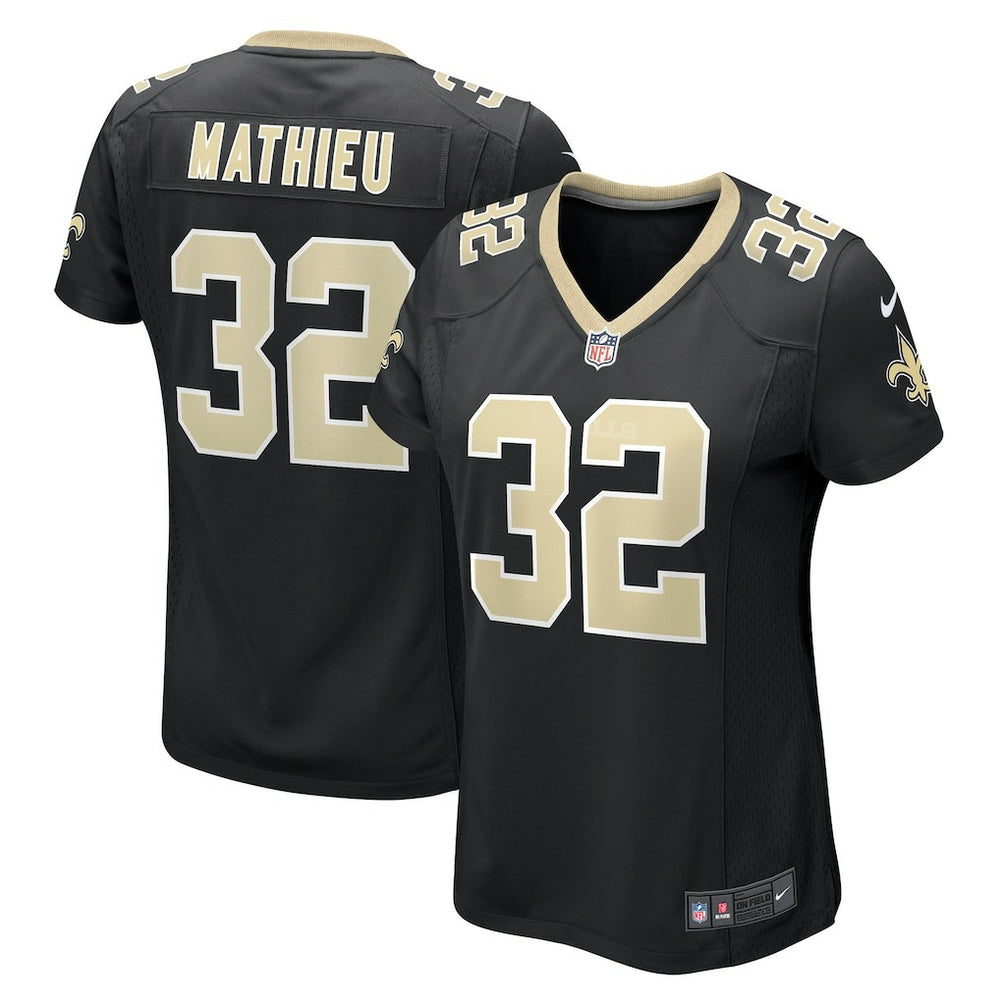 Tyrann Mathieu New Orleans Saints Women's Player Jersey - Black - Nike