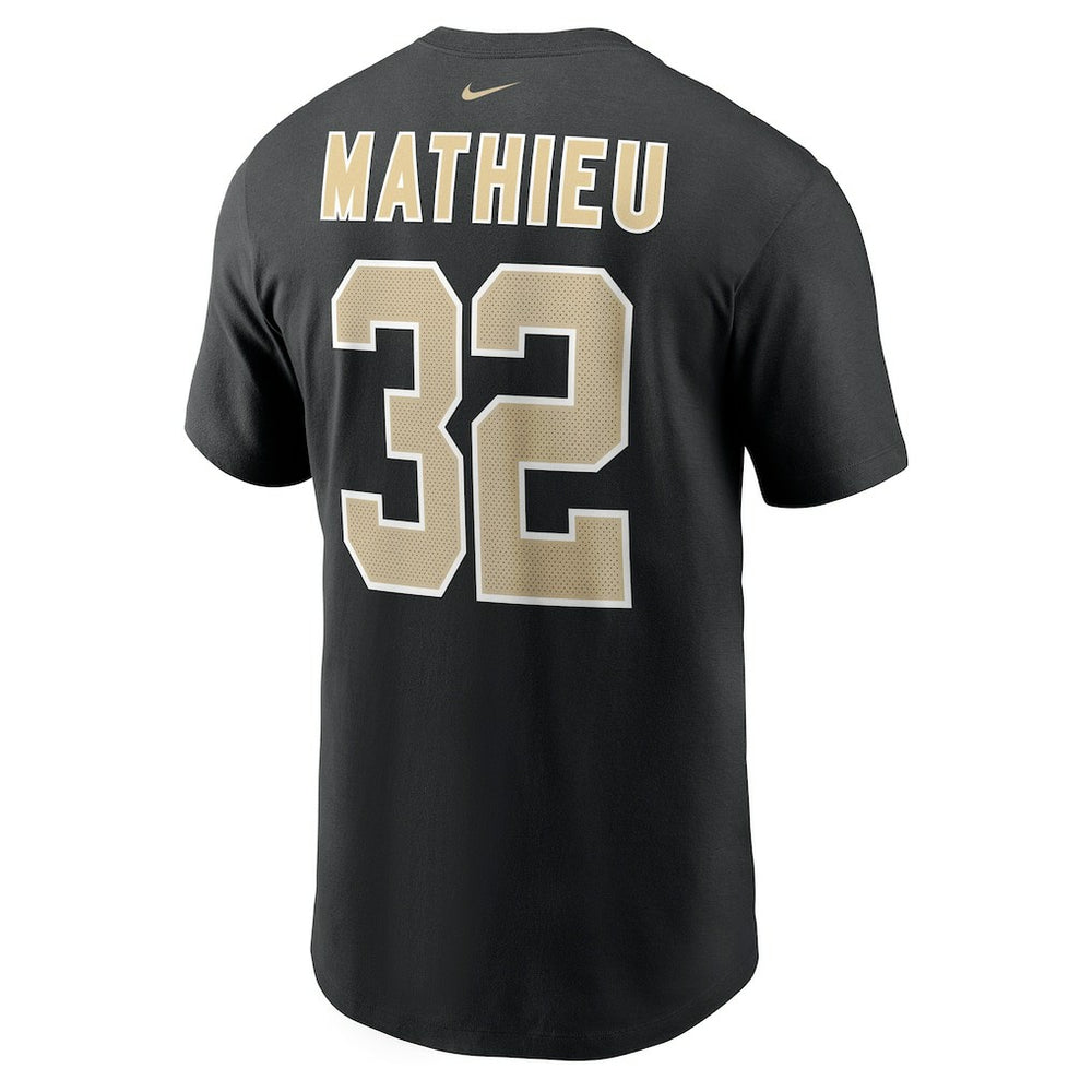 Tyrann Mathieu New Orleans Saints Player Name & Number T-Shirt - Black - Nike