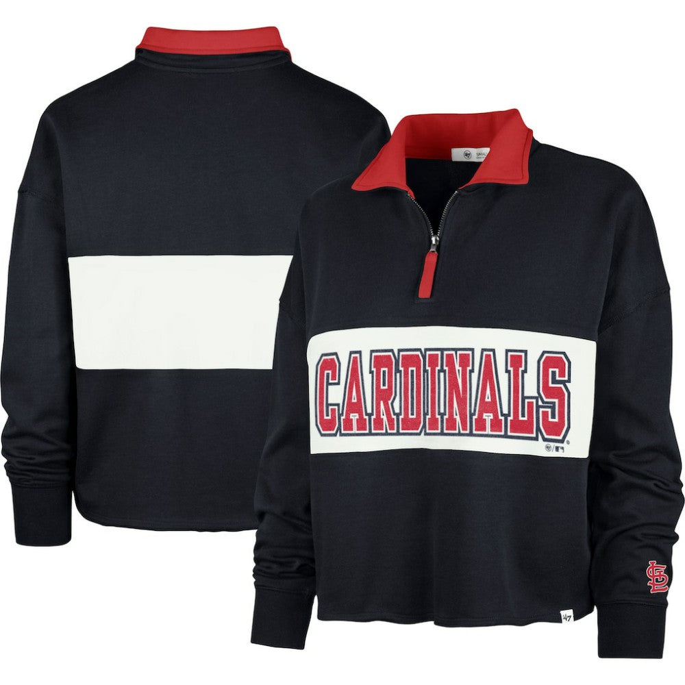 St. Louis Cardinals '47 Women's Remi Quarter-Zip Cropped Top for sale