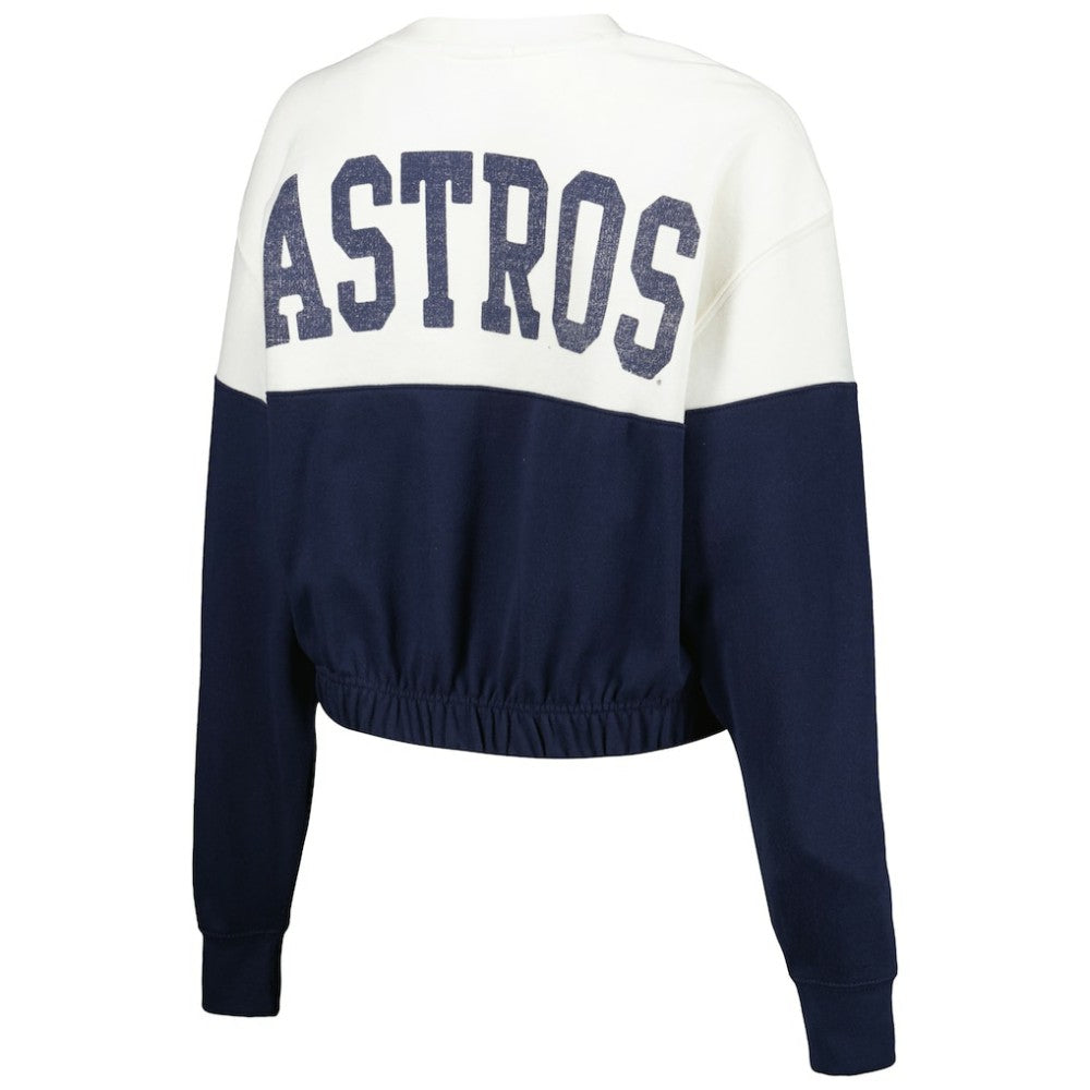 Houston Astros '47 Women's Take Two Bonita Pullover Sweatshirt for sale