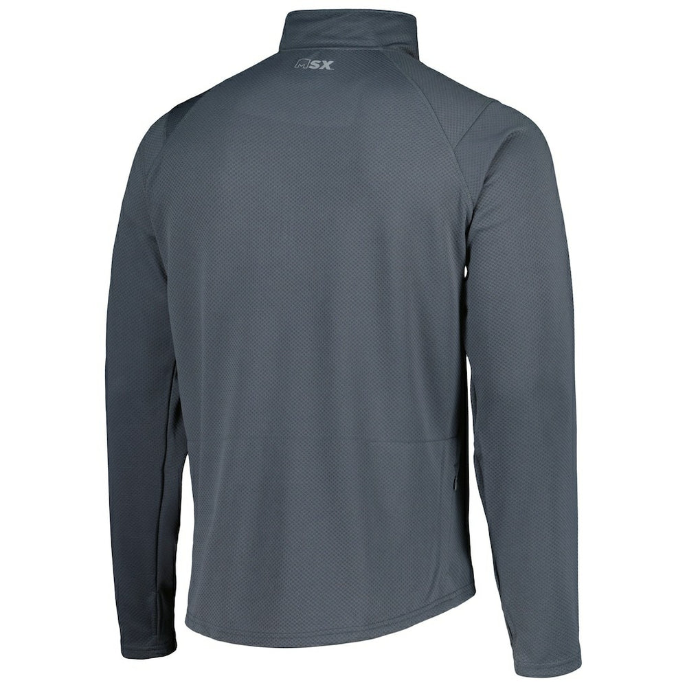 Cincinnati Bengals MSX by Michael Strahan Half-Zip Pullover - Charcoal - NFL