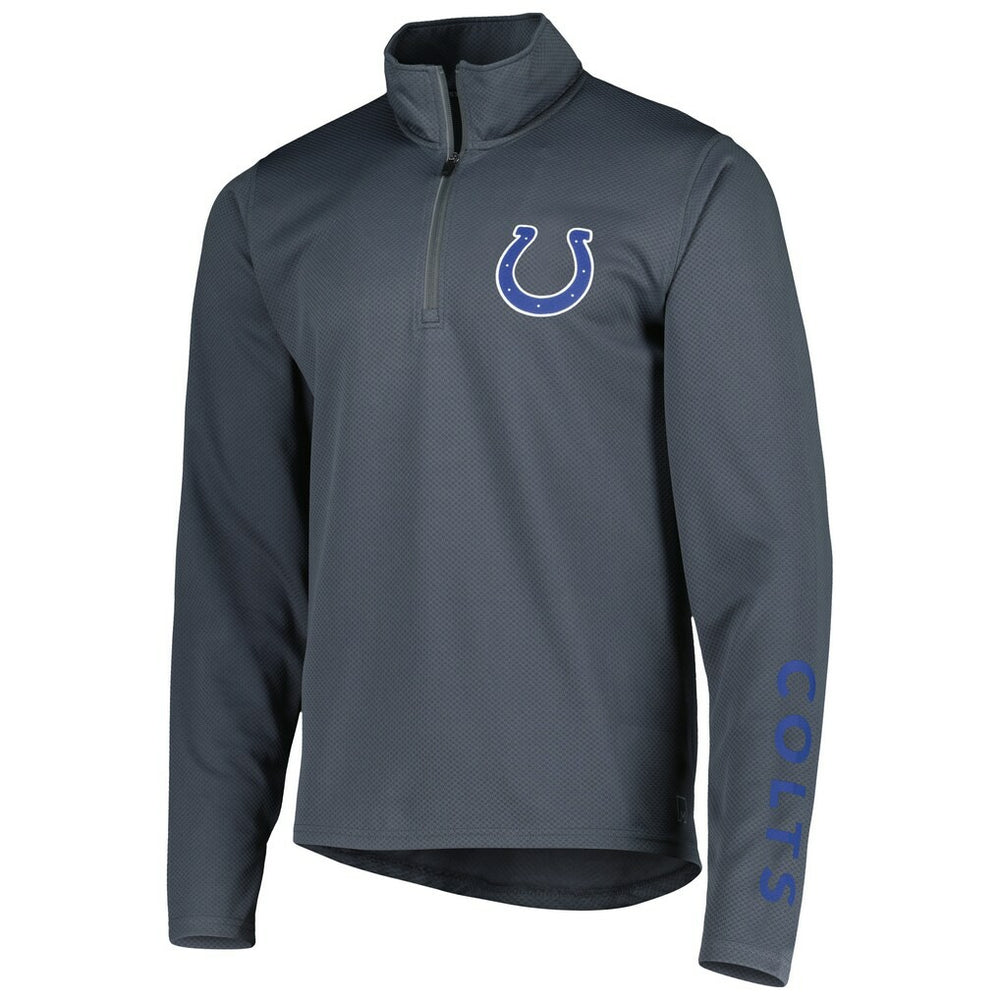 Indianapolis Colts MSX by Michael Strahan Half-Zip Pullover - Charcoal - NFL