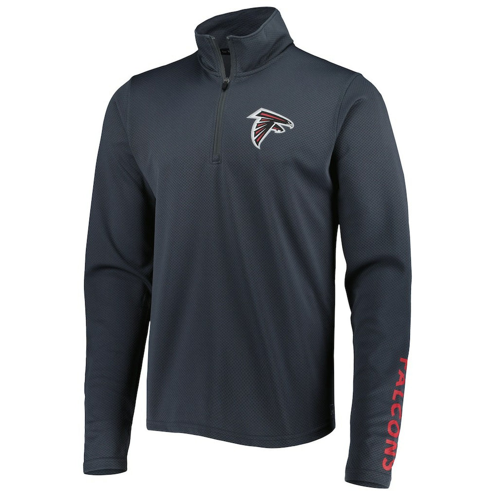 Atlanta Falcons MSX by Michael Strahan Half-Zip Pullover - Charcoal - NFL