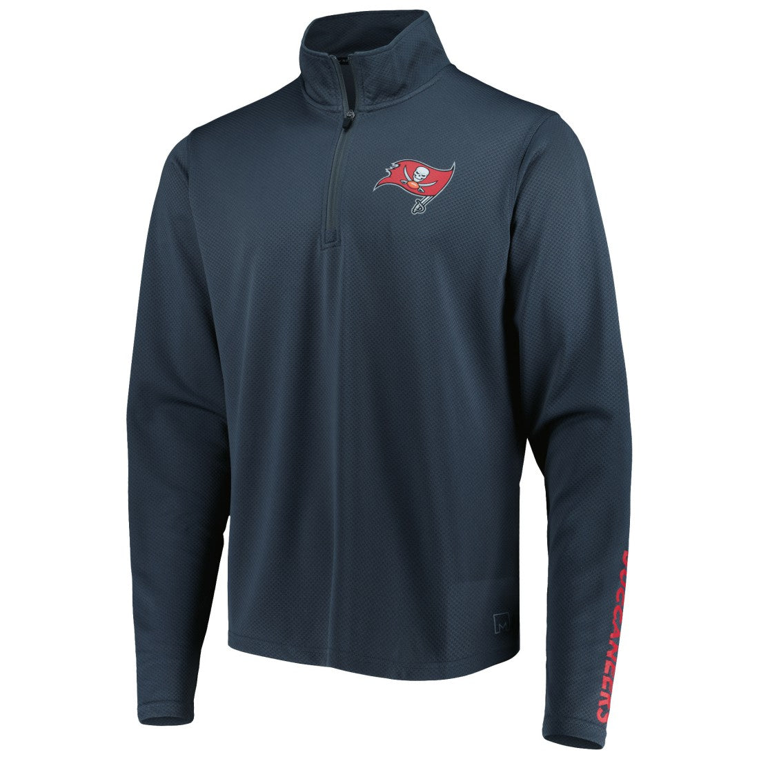 Tampa Bay Buccaneers MSX by Michael Strahan Half-Zip Pullover - Charcoal - NFL