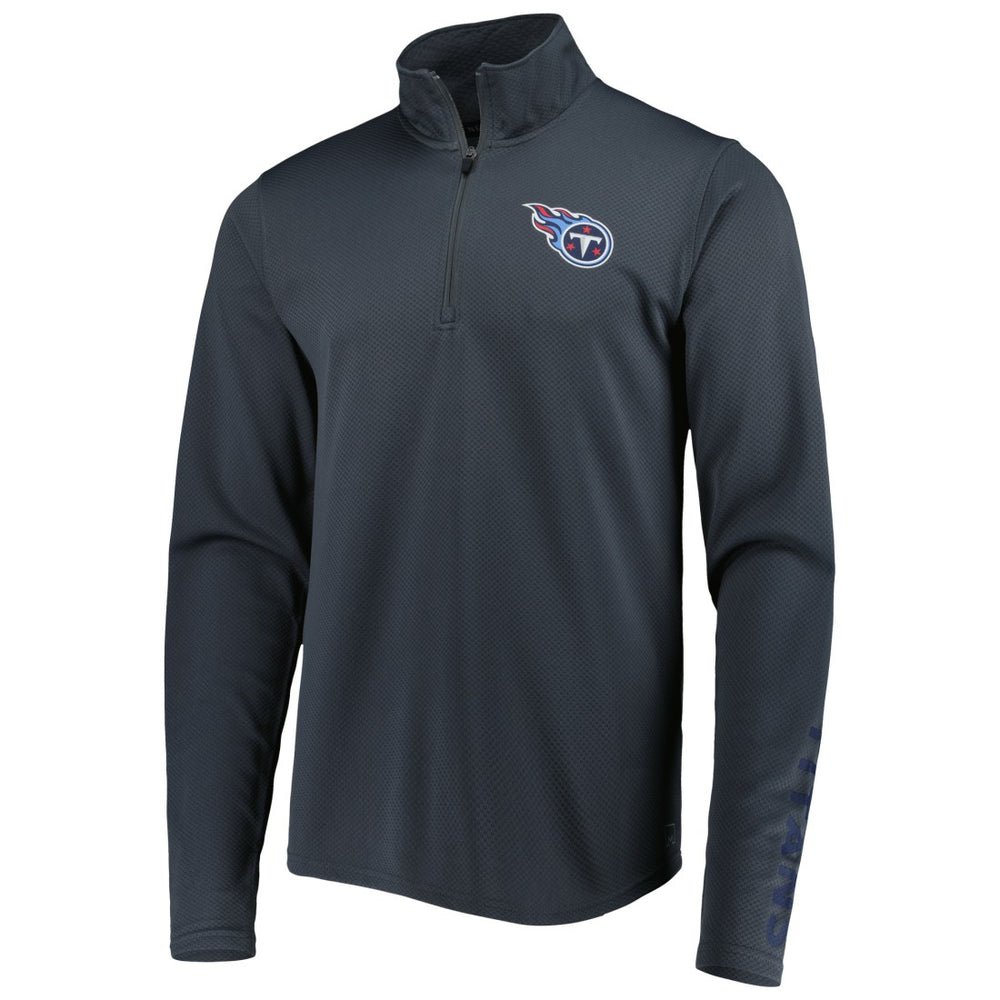 Tennessee Titans MSX by Michael Strahan Half-Zip Pullover - Charcoal - NFL