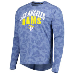 Los Angeles Rams MSX by Michael Strahan Performance Camo Long Sleeve T-Shirt - Royal - NFL