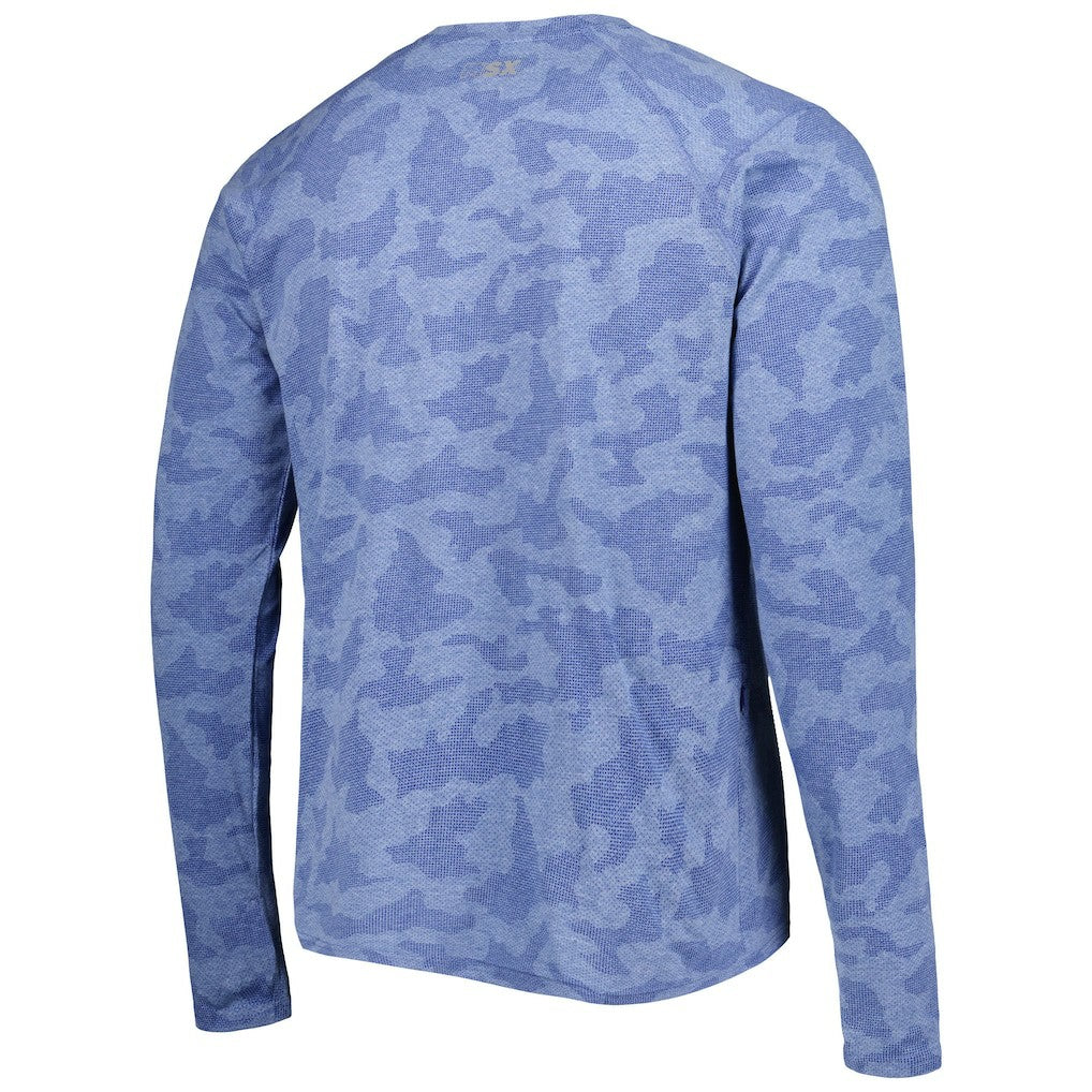 Los Angeles Rams MSX by Michael Strahan Performance Camo Long Sleeve T-Shirt - Royal - NFL
