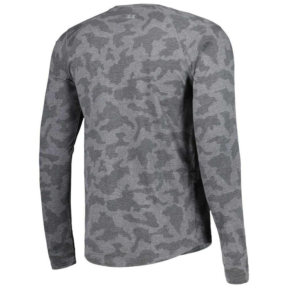Las Vegas Raiders MSX by Michael Strahan Performance Camo Long Sleeve T-Shirt - Black - NFL