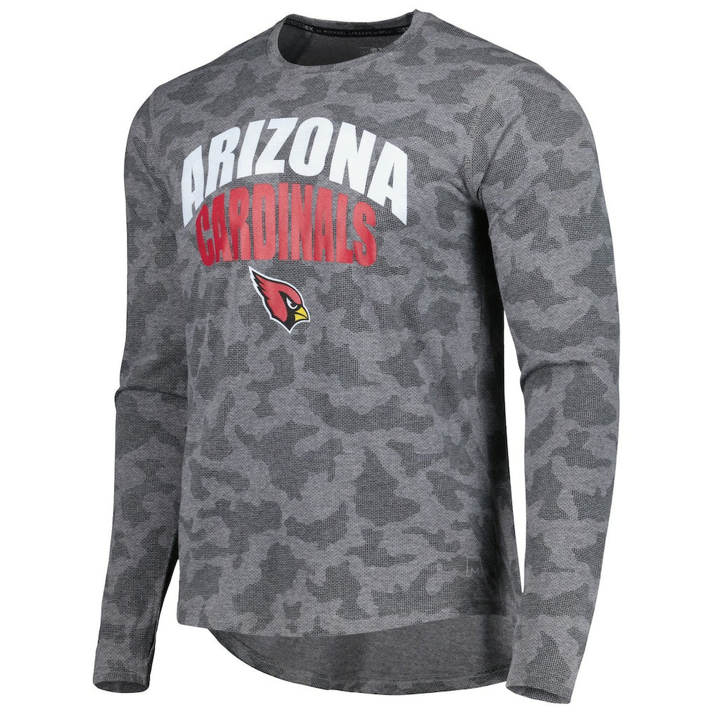 Arizona Cardinals MSX by Michael Strahan Performance Camo Long Sleeve T-Shirt - Gray - NFL