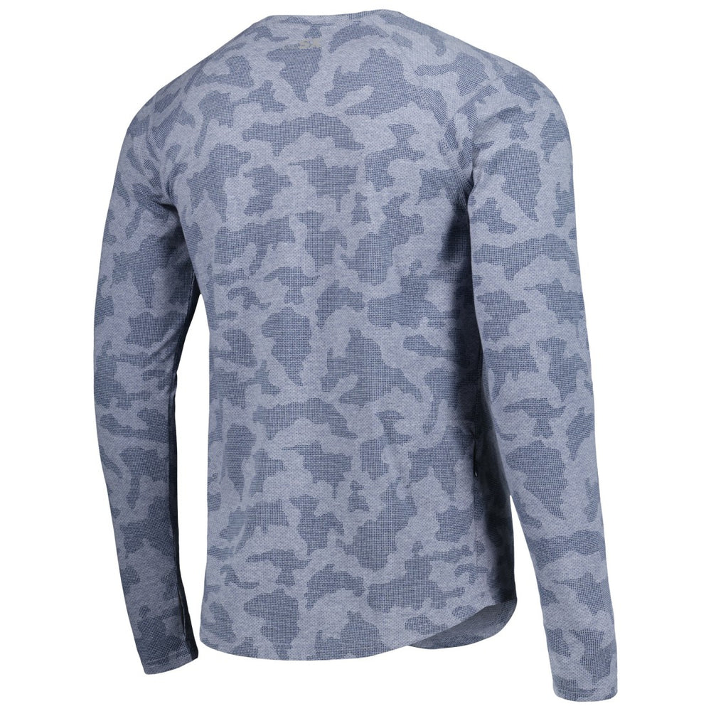 Seattle Seahawks MSX by Michael Strahan Performance Camo Long Sleeve T-Shirt - College Navy - NFL