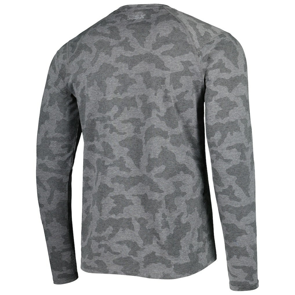 Minnesota Vikings MSX by Michael Strahan Performance Camo Long Sleeve T-Shirt - Black - NFL