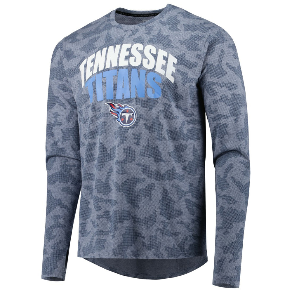 Tennessee Titans MSX by Michael Strahan Performance Camo Long Sleeve T-Shirt - Navy - NFL