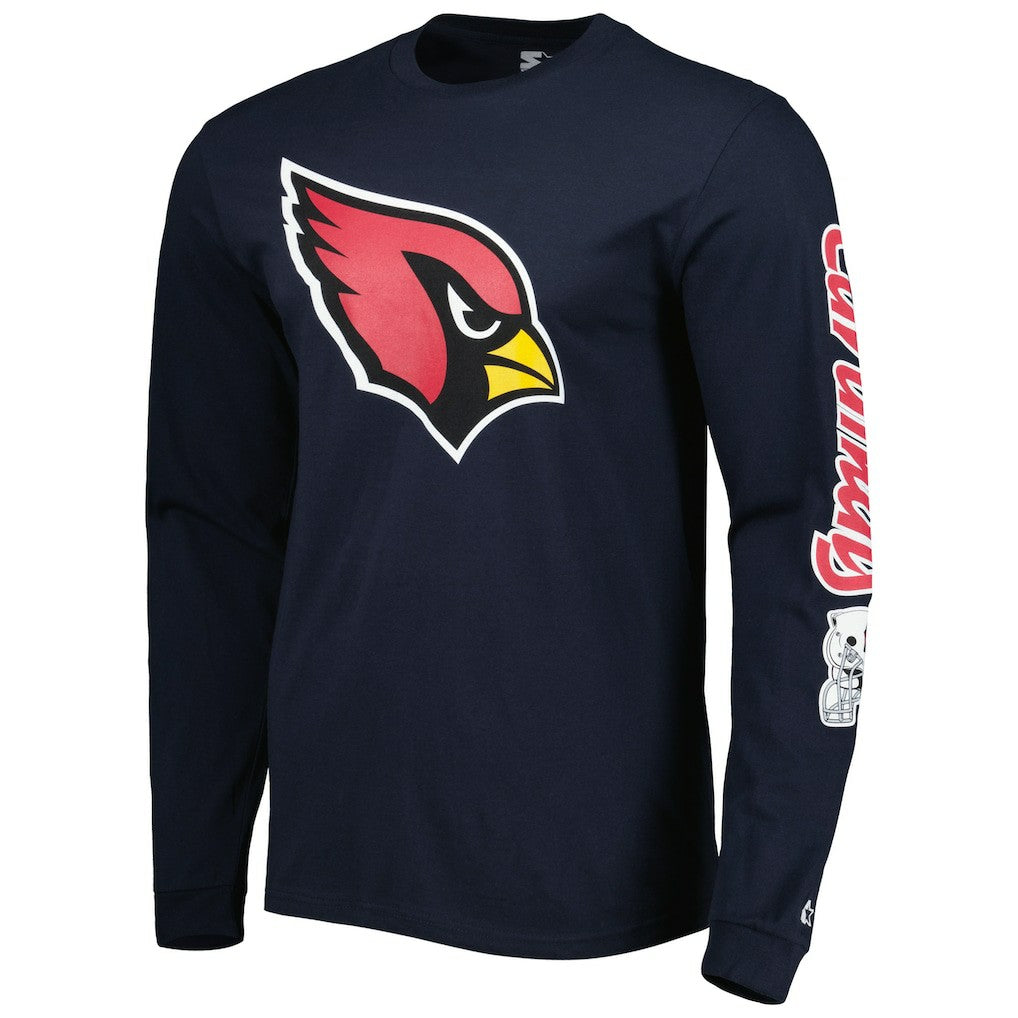Arizona Cardinals Starter Halftime Long Sleeve T-Shirt - Navy - NFL
