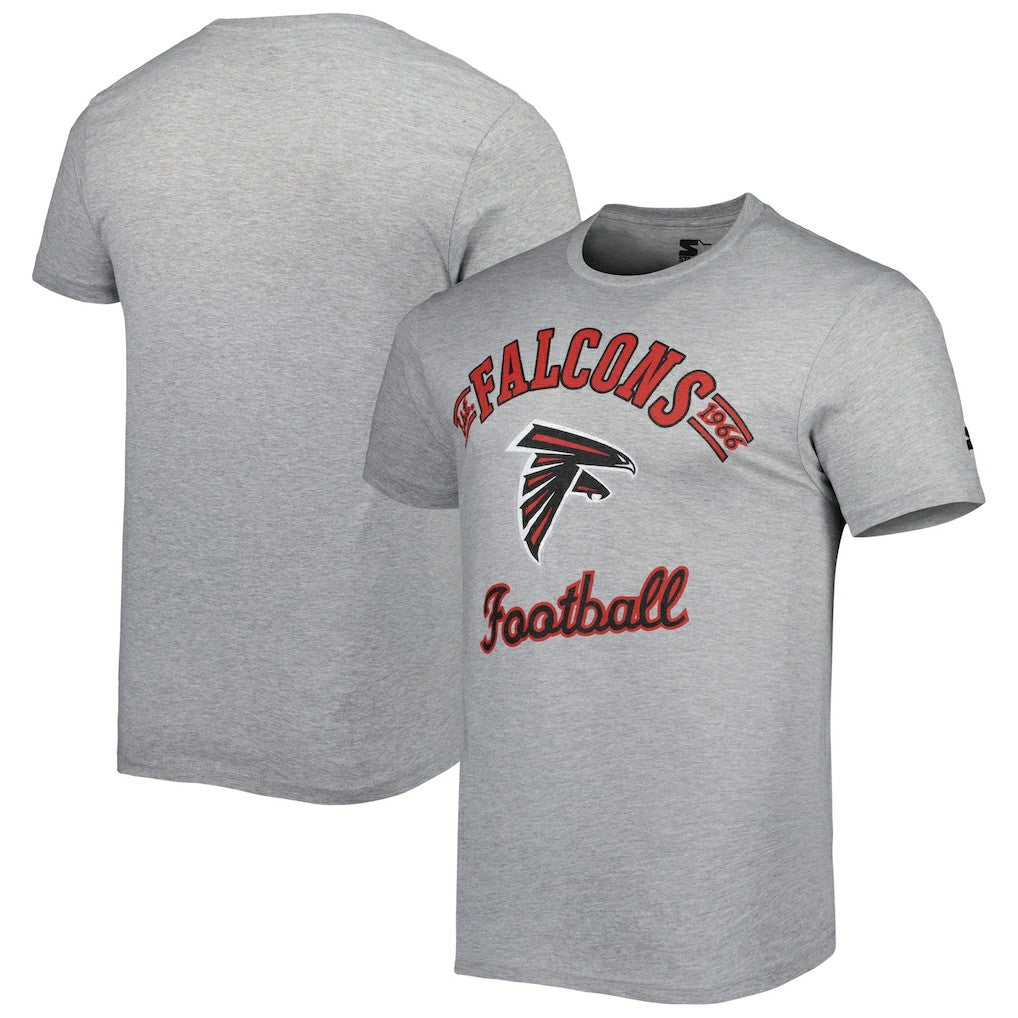 Atlanta Falcons Starter Prime Time T-Shirt - Heathered Gray - NFL