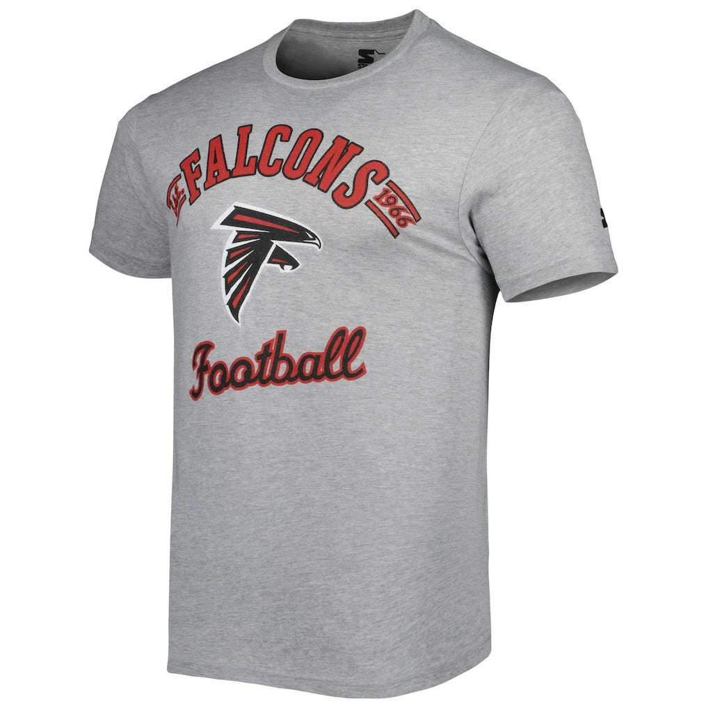 Atlanta Falcons Starter Prime Time T-Shirt - Heathered Gray - NFL