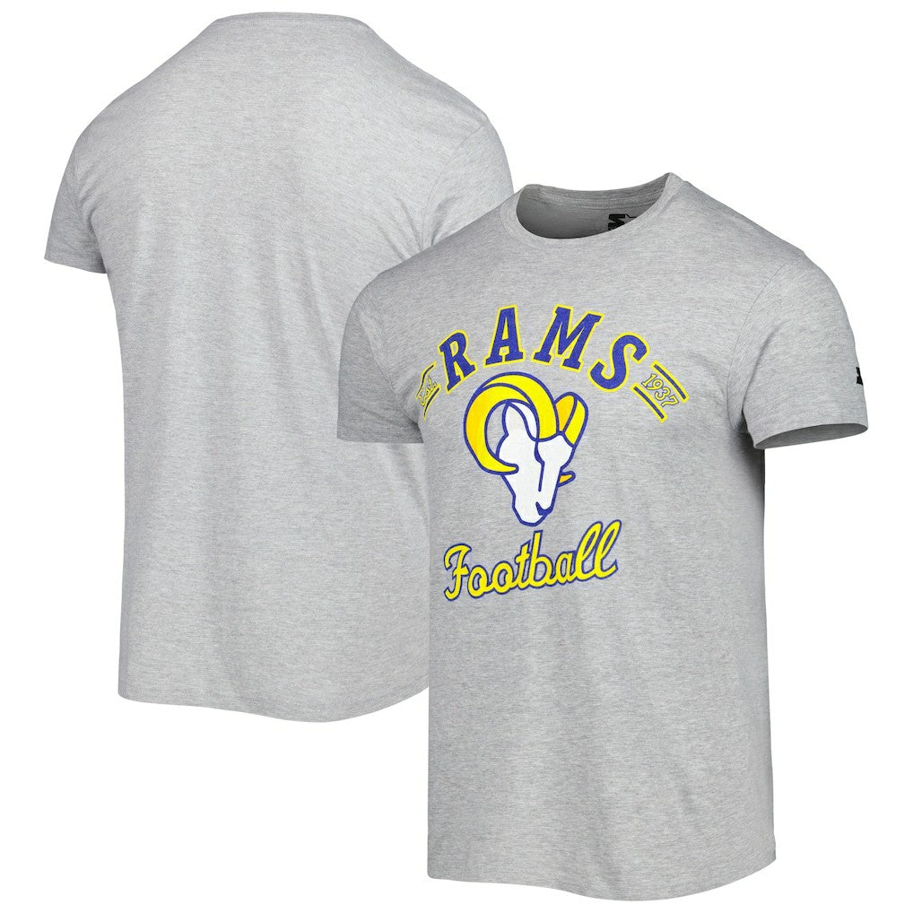 Los Angeles Rams Starter Prime Time T-Shirt - Heathered Gray - NFL