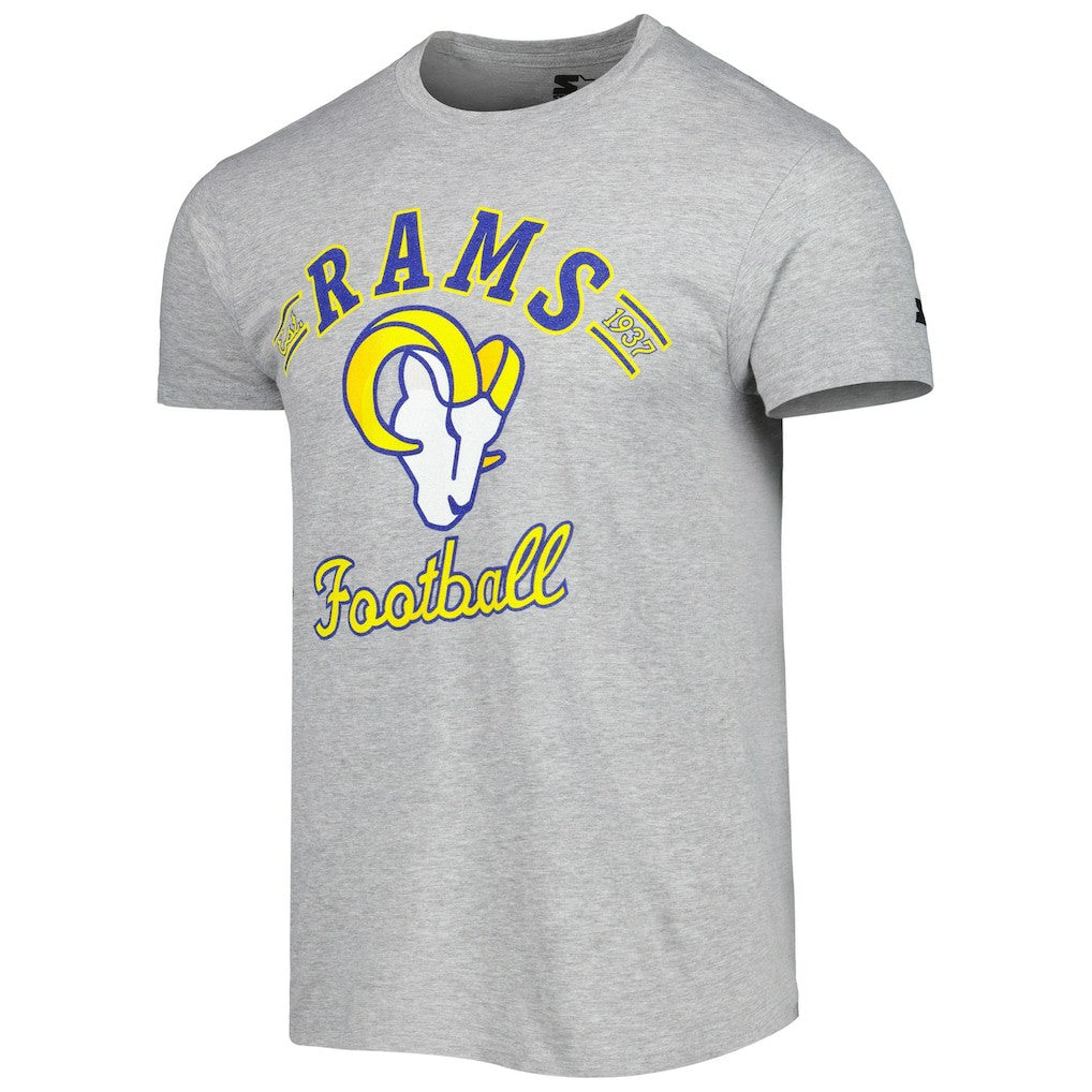 Los Angeles Rams Starter Prime Time T-Shirt - Heathered Gray - NFL