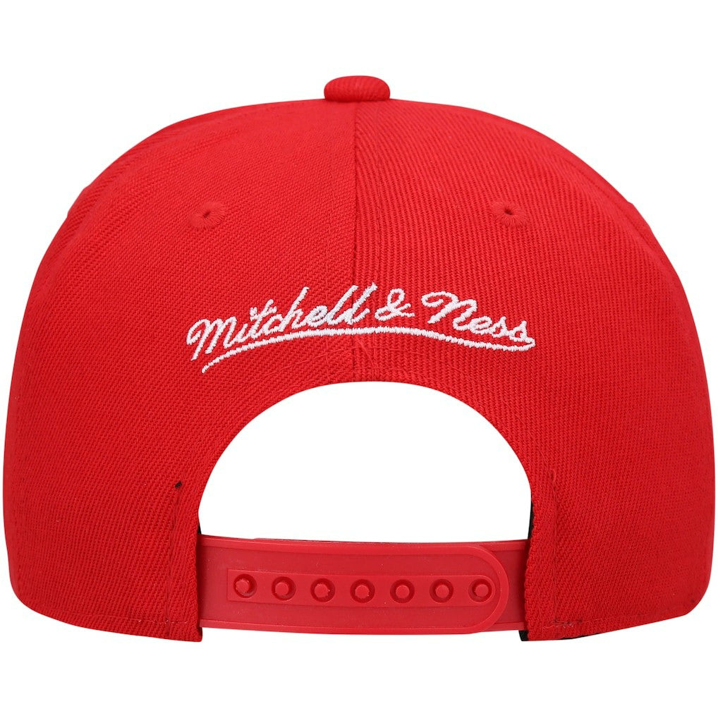 Kansas City Chiefs Youth Gridiron Classics Ground Snapback Hat - Red - Mitchell & Ness