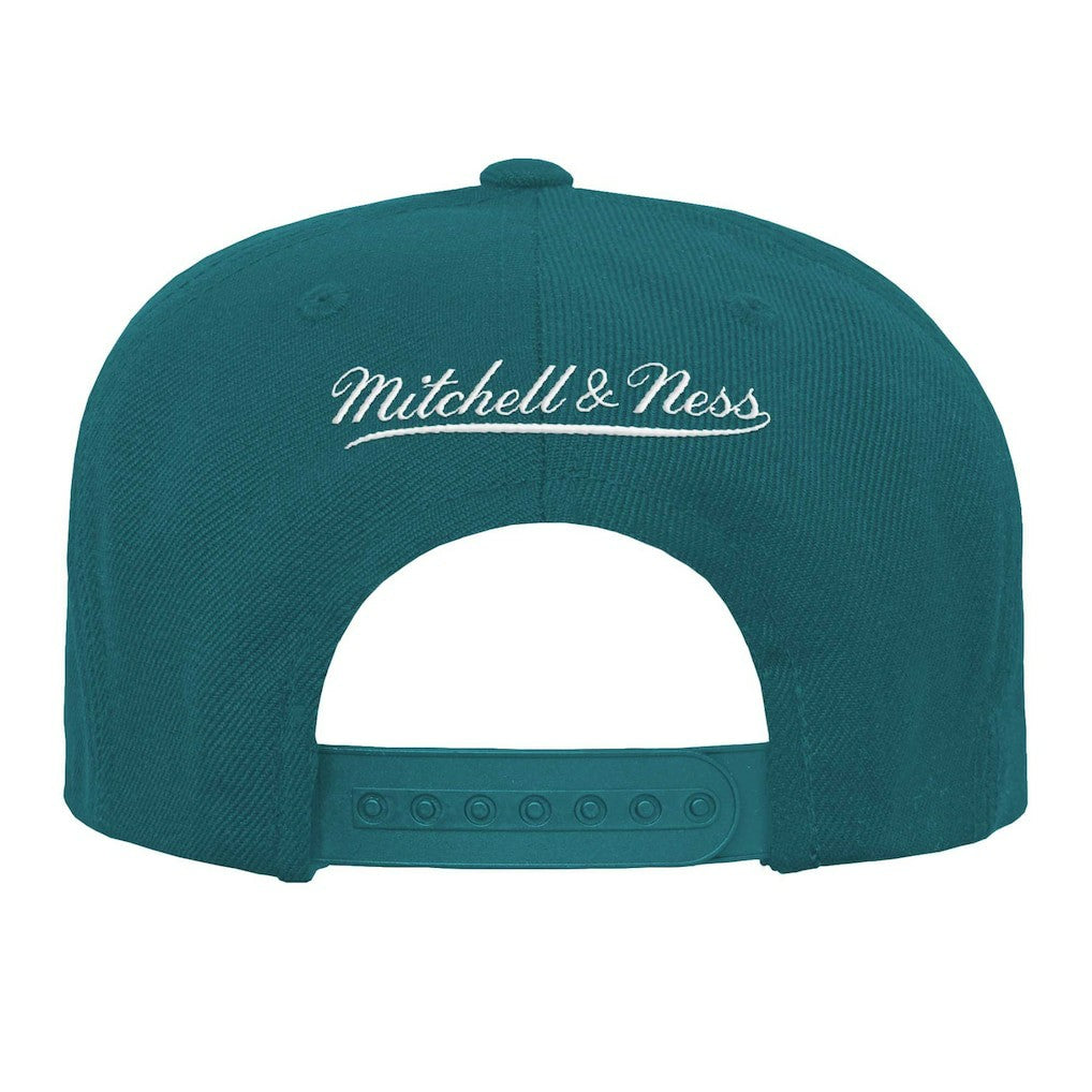 Miami Dolphins Youth Gridiron Classics Ground Snapback Hat - Aqua - Mitchell & Ness