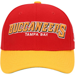 Tampa Bay Buccaneers Youth Shredder Adjustable Hat - Red/Yellow - Mitchell & Ness