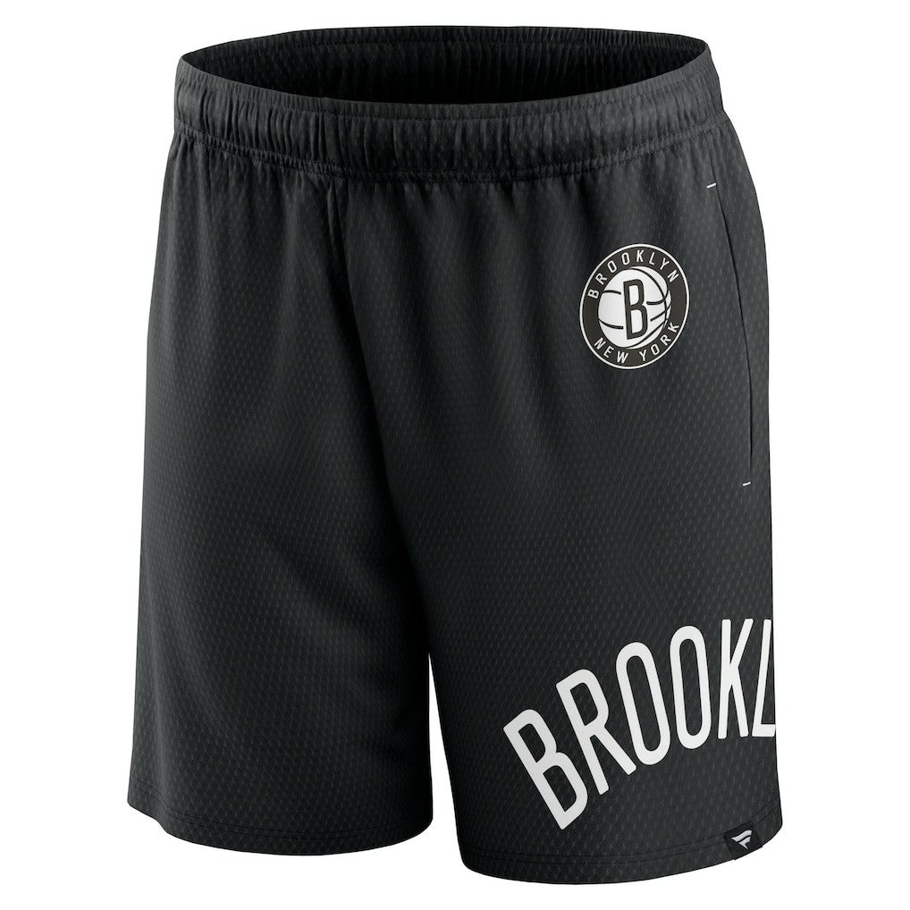 Fanatics Brooklyn Nets Free Throw Mesh Shorts Black