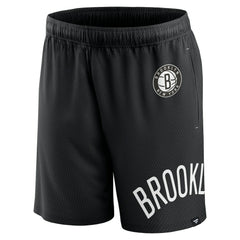 Fanatics Brooklyn Nets Free Throw Mesh Shorts Black
