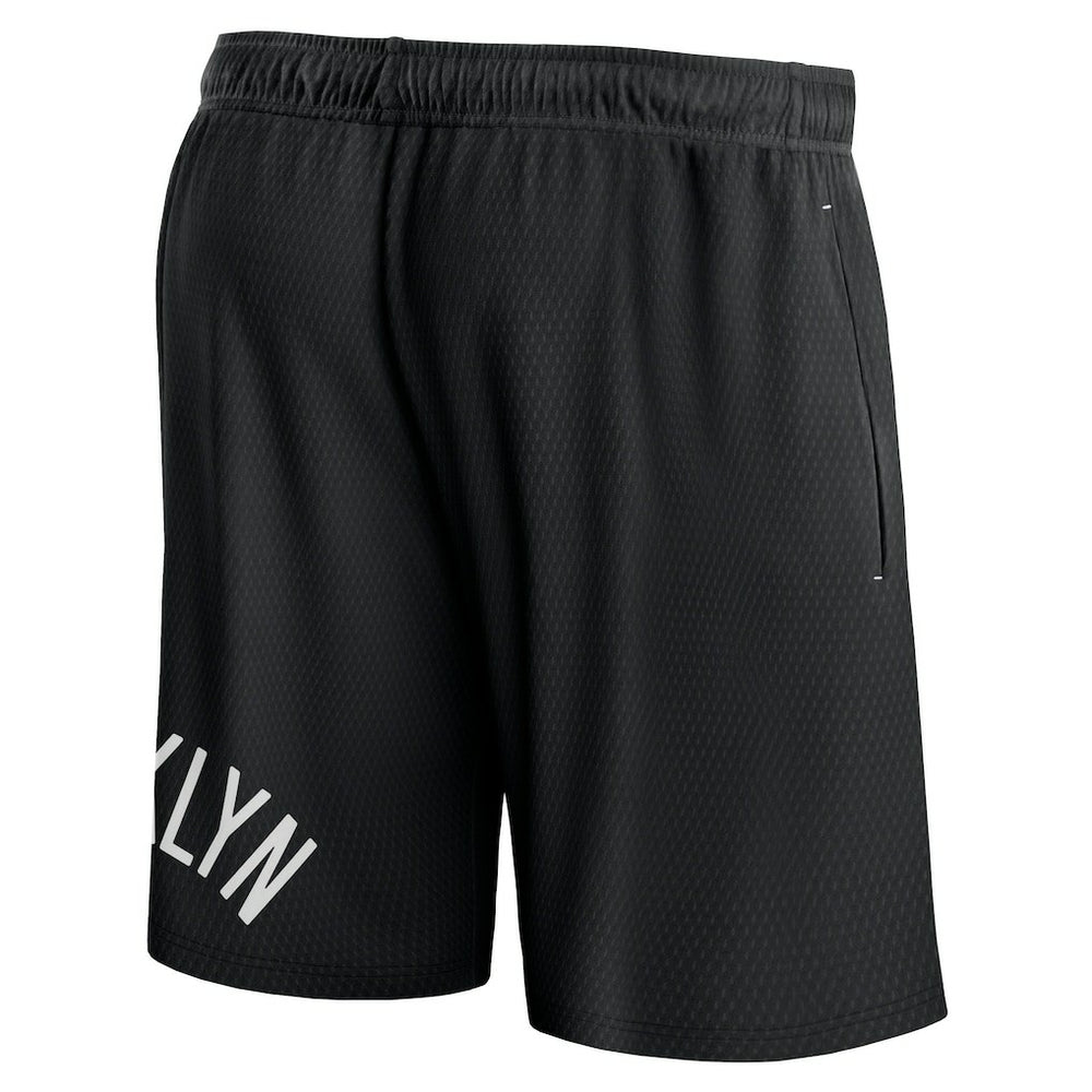 Fanatics Brooklyn Nets Free Throw Mesh Shorts Black