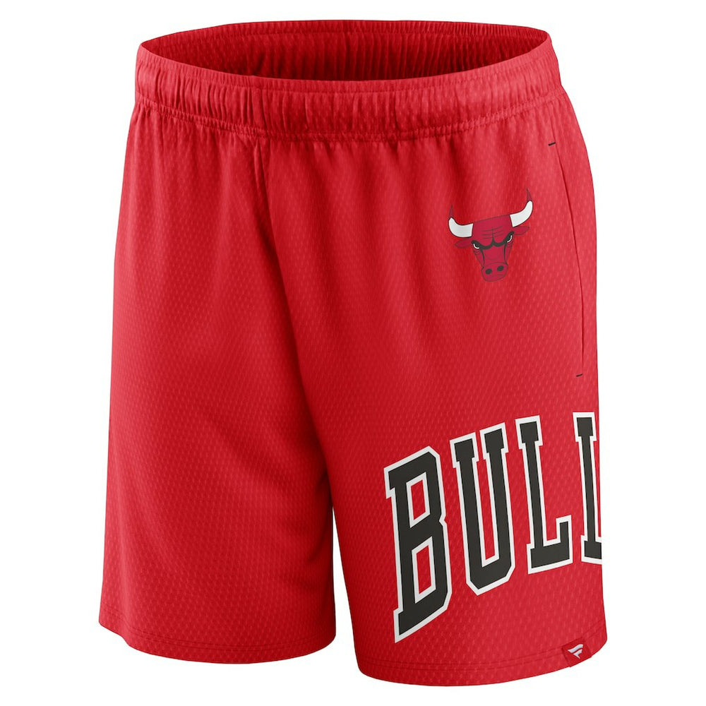 Fanatics Chicago Bulls Free Throw Mesh Shorts Red