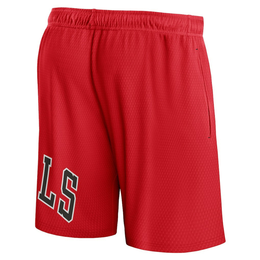 Fanatics Chicago Bulls Free Throw Mesh Shorts Red