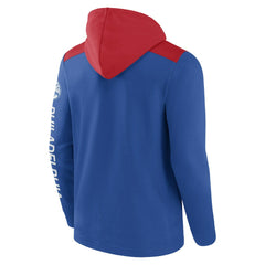 Fanatics Philadelphia 76ers Skyhook Colorblock Full-Zip Hoodie Royal/Red