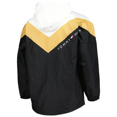 Vegas Golden Knights Tommy Hilfiger Women's Staci Half-Zip Windbreaker Jacket - Black/Gold | NHL online