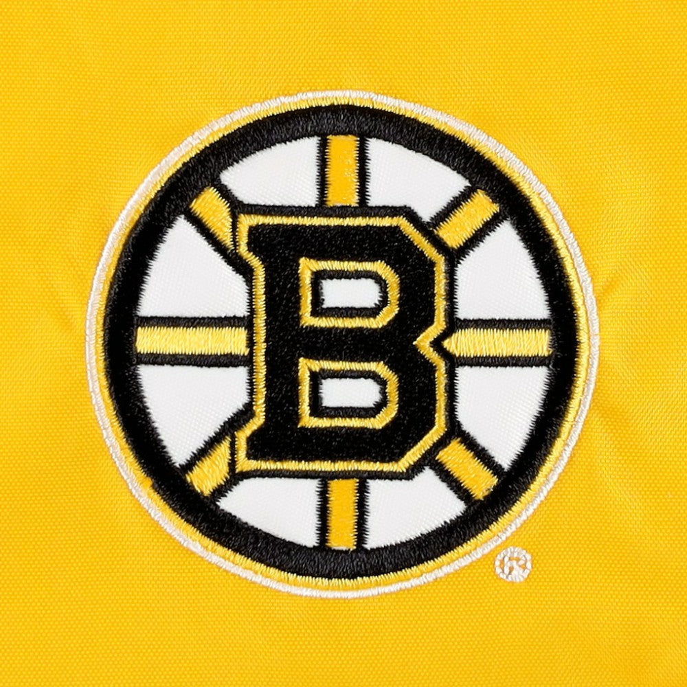Boston Bruins Tommy Hilfiger Women's Staci Half-Zip Windbreaker Jacket - Black/Gold | NHL sale