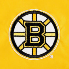 Boston Bruins Tommy Hilfiger Women's Staci Half-Zip Windbreaker Jacket - Black/Gold | NHL sale