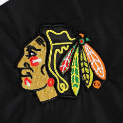 Chicago Blackhawks Tommy Hilfiger Women's Staci Half-Zip Windbreaker Jacket - Black/Red | NHL on sale